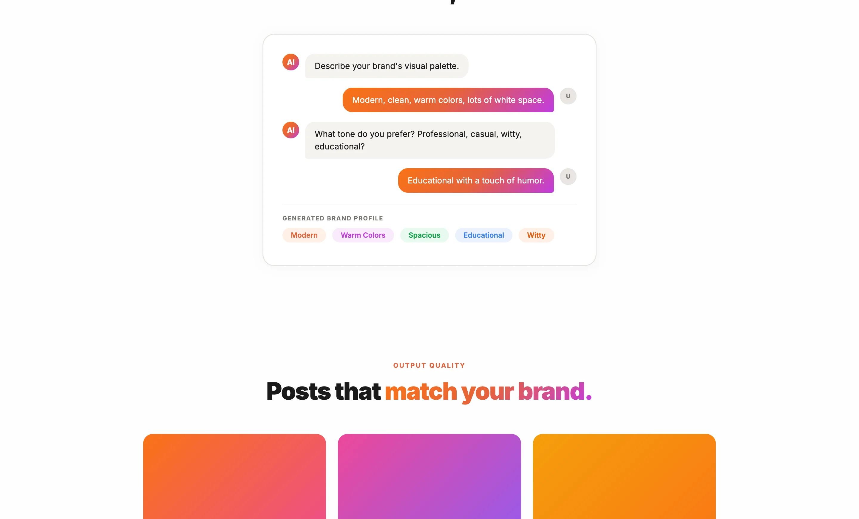 instasist — AI onboarding conversation setup flow